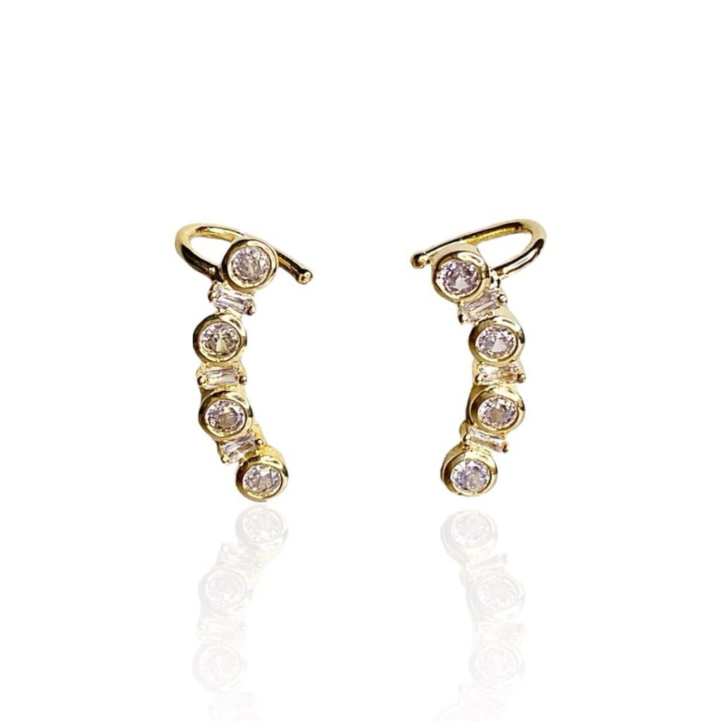 Brinco Ear Cuff - Semijoias no ouro 18K