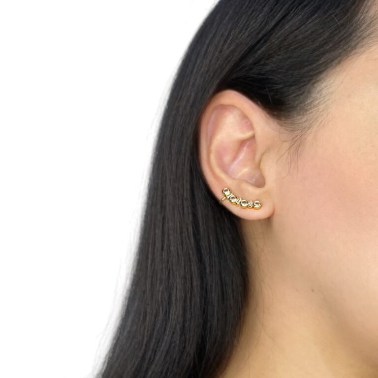 Brinco Ear Cuff - Semijoias no ouro 18K